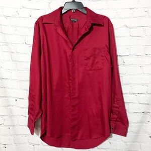 George Men’s Button-Down Long-Sleeve Dress Shirt